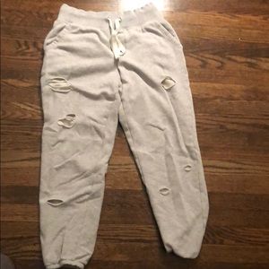 Distressed jogger
